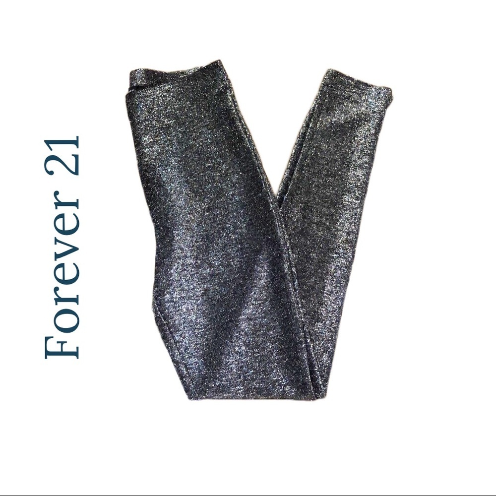 F21 | sparkly silver pants | XS